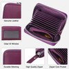 KM Legend Genuine Leather Wallet for Women,Slim RFID Blocking Credit