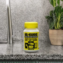 Kilrock Gel | 160ml Multi-Purpose Descaler With 1x Microfiber Cloth & 2x Cleaning Sponge | For Appliances, Sinks, Taps, Tiles and Any Surfaces | Pack of 2