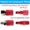 Melprisu Quick Connect Air Fittings Industrial Style Air Plug &