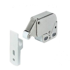Mini Latch Push to Open Furniture Catch Spring Catch Cabinet Push Lock Door Catch for Cabinet Doors Cupboard 2/4 Pieces