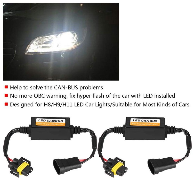 LED Headlight Decoder, Qiilu LED Decoder, PVC and Metal Decoder