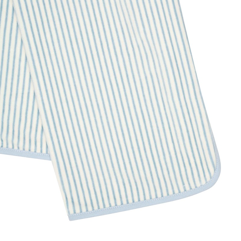 Steiff Unisex Baby Basic Blanket Nicky GOTS, celestial blue