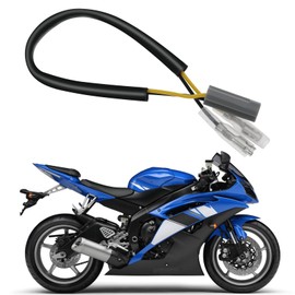 Be In Your Mind 4x Turn Signal Wiring Adapter Compatible with Yamaha Plug Adapter Motorcycle Turn Signal Adapter Cable Approx. 22.5cm/8.86inch