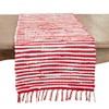 Festive Candy Cane Chindi Table Runner