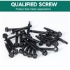 EASTPUK 50Pcs #12 x 2 Sheet Metal Screws, 410 Stainless