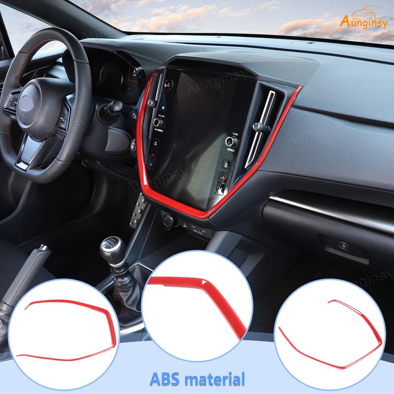 Aunginsy Center Console Navigation Panel Trim Cover Compatible with Subaru