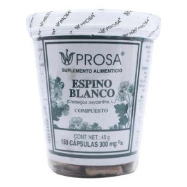 Espino Blanco Prosa 150 Cápsulas Auxiliar Insomnio Sabor Sin Sabor
