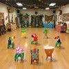 Seenelling Luau Tropical Mini Golf Game 17 Pcs Include 8