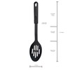 Norpro Nylon 12-Inch Slotted Spoon, 1-Pack, Black