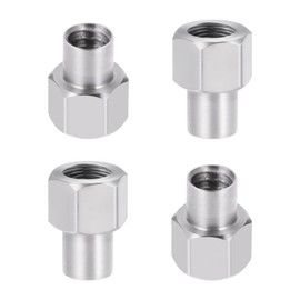JGGZONE 20PCS M2.5 * 2mm/3mm/4mm/5mm/6mm Stainless Steel Extended Long Wheel Nuts Adapter for TRX4M Defender Bronco K10 High Trail F150 1/18 RC Crawler Upgrade Parts