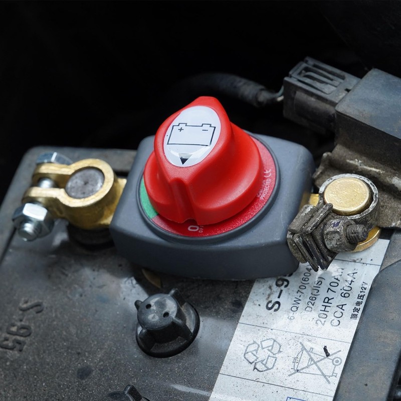 Top Post Battery Disconnect Switch, Battery Kill Switch 12v-48v Battery