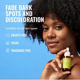 Good Molecules Discoloration Correcting Serum 75ml - Tranexamic Acid and Niacinamide for Dark Spots, Acne Scars, Sun Damage, Hyperpigmentation, and Age Spots - Fragrance Free, Vegan, and pH 5.5