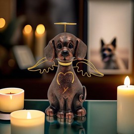 Maggie Forever in My Heart Dog Memorial Statue: A Heartfelt Tribute for Grieving Pet Owners Honoring The Memory of Your Pet