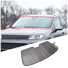 autopart2021 Car Windshield Front Window Sun Shade Cover For Volkswagen Touareg 2011-18 US