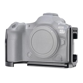 Hersmay Quick Release Plate R5II L Angle L-Bracket Plate for Canon EOS R5 Mark II Camera, Expandable Base Plate Compatible with Arca Swiss Tripod