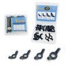 Yoliko 26 Pcs 4 Sizes 3/16",1/4",5/16",3/8" Wingnuts, Quality Carbon Steel