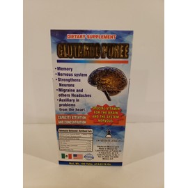 Unbranded GLUTAMINE 100 Tabs Dietary Supplement PURE GLUTAMICO "Desempeño Fisico & Mental"