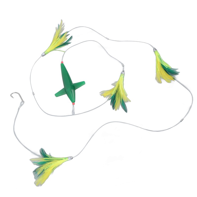 Feather Trolling Lures Excellent Camouflage Durable Trolling Feather Fishing Lures