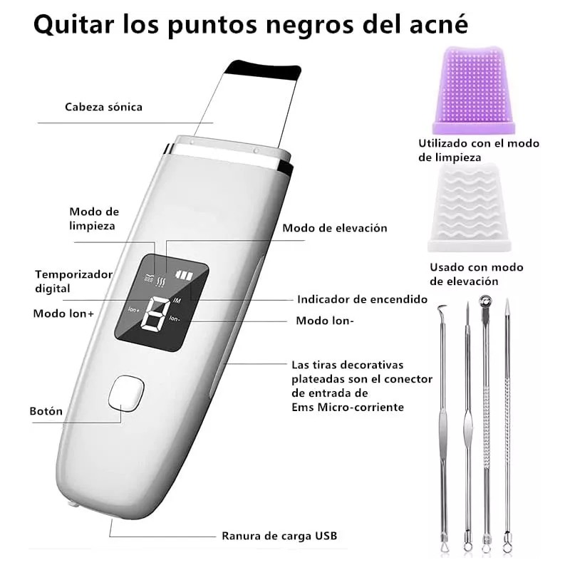 Yostyle Limpiador C/4 Modos Para Los Poros Y Cuidar La