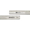 EAI Education 12" ShatterProof Ruler 1/8" Scale: Clear - Set