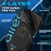 AIREO Falcon Pro O-16 Pickleball Paddle | Raw Carbon Fiber
