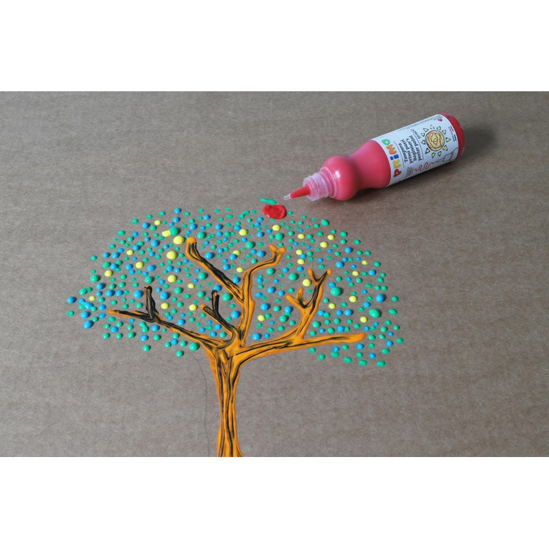 PRIMO Tempera Paint Bottle, 50ml, Turquoise, Non-Toxic, Ergonomic, For Young