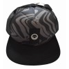 Neff Mens Neff Billboard Black Grey Camo Snapback Hat Cap