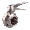DERNORD Butterfly Valve with Trigger Handle Stainless Steel 304 Tri