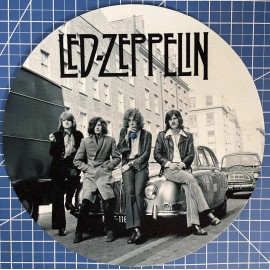 Universal Led Zeppelin Turntable Slipmat for Vinyl Records Fits 12" LP DJ Slip Mat Platter