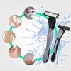 Retoo Razor with 8 Replacement Blades for Men's Wet Razor