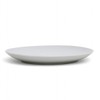 Porcelain Shallow Dinner Plates, 10.25 Inch Diameter, White, Bistro-Style, Microwave