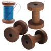 Changor Wooden Bobbins for Crafts, Large Thread, 13 x 8