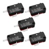 EMSea 5pcs V-15-1C25 Micro Limit Switch 2 pin Instantaneous Button
