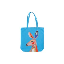 Maxwell & Williams Echidna Large Tote Bag 100% Cotton Multicoloured 42 x 41 cm Australian Artist Pete Cromer Print Colourful Shopping Bag