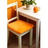 Hollert Lambskin Seat Cushion, 40 x 40 cm, Orange Chair