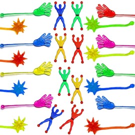 Clapping Hand Children's Party Bags, Window Crawler Men, Window Climber Ninja, Gossip Hand Glibber, Sticky Wall Climbing Toy, Pack of 24