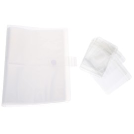 Alipis 1set Jewelry Organizer Album with Sealed Bag Album Type Jewelry Book for Earrings Necklaces and Capacity Portable Material Slots Sealed Bags for Travel Storage