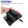 60Amp Circuit Breaker, DC 12V-48V Waterproof Inline Fuse with Manual