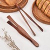 BBQ Cooking Tongs Wooden Clip Buffet Food Tongs Bread Tong