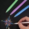 SMOOTHERPRO Coloured Gel Pens | 0.5mm Fine Point Rollerball Pens