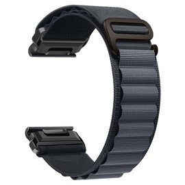 Zeit Diktator 22mm Quickfit Watch Bands compatible with Garmin Fenix 8-47mm 7X Pro/7/6 Pro/5 plus/5/Instinct/Forerunner 965 955 945 935/Epix Pro/Descent G1 Alpine Loop Nylon Watchband For Men-Large