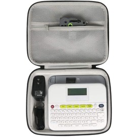 Khanka Hard Case Storage Carrying Bag for Brother PT-D400 Label Printer.(case only)