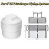 Ptazucv 4" PVC Sewer Cleanout Adapter with Plug Pipe Fitting,