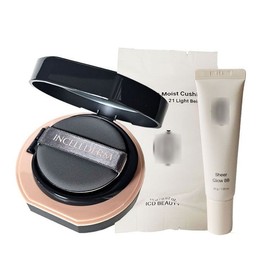 Inseldom Inselderm Sheer Glow BB + Luminous Moist Cushion (main product + refill) No. 21 Light Beige / 인셀덤 쉬어 글로우 비비+루미너스 모이스트 쿠션(본품+리필) 21호 라이트베이지