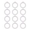 12 Pieces Rubber Seals Rings for Glass Jars, Airtight Silicone