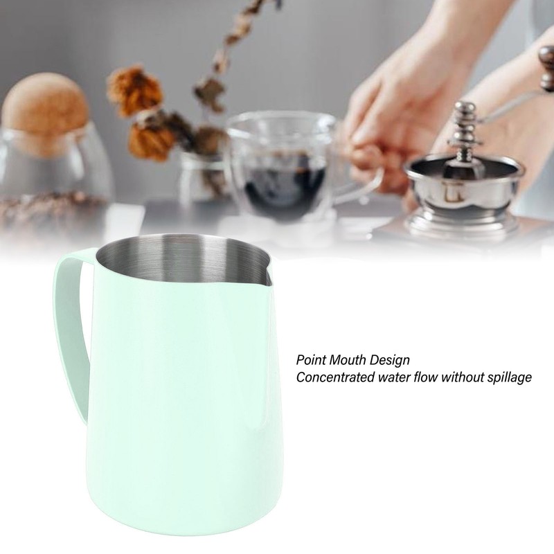 480ML Coffee Frothing Cup 304 Stainless Steel Milk Frother Jug