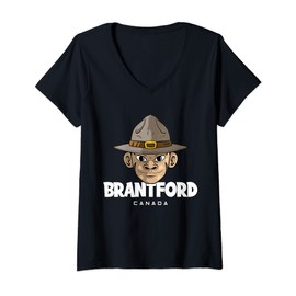 Womens Brantford Canada V-Neck T-Shirt