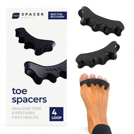 Spacer Mobility El Espaciador Del Dedo Del Pie, La Recuperación Desde El Suelo Hacia Arriba, Corrige Los Juanetes, La Fascitis Plantar y Corregir Los Dedos Del Pie | Espaciador Terapéutico Unisex Del