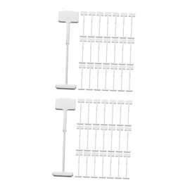 Operitacx 2 Sets of Ceramic Tiles, Leveler, Steel Needle Spacer, Straightening Machines, Tilers Self Shils Tile Tools, Tile Leveler, Tiling, Silver, 200 Pieces x 2