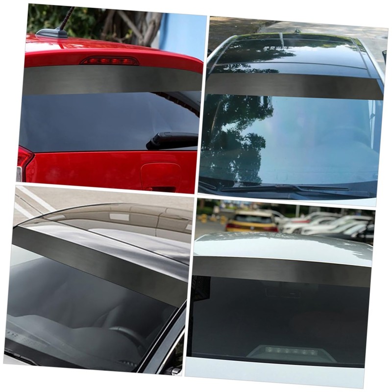 Mikinona Universal Car Windshield Tint Strip Auto Visor Sunshade Strip